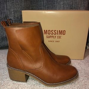 Mossimo Tan Heeled Boots